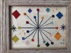Vintage Framed Needlepoint after Paul Klee