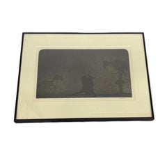 Vintage Framed Numbered Print