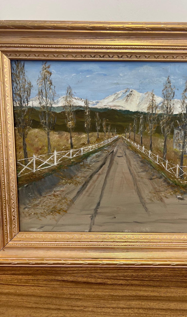 Vintage Framed Painting For Sale at 1stDibs