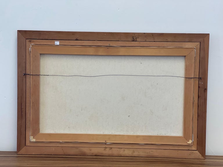 Vintage Framed Painting For Sale at 1stDibs