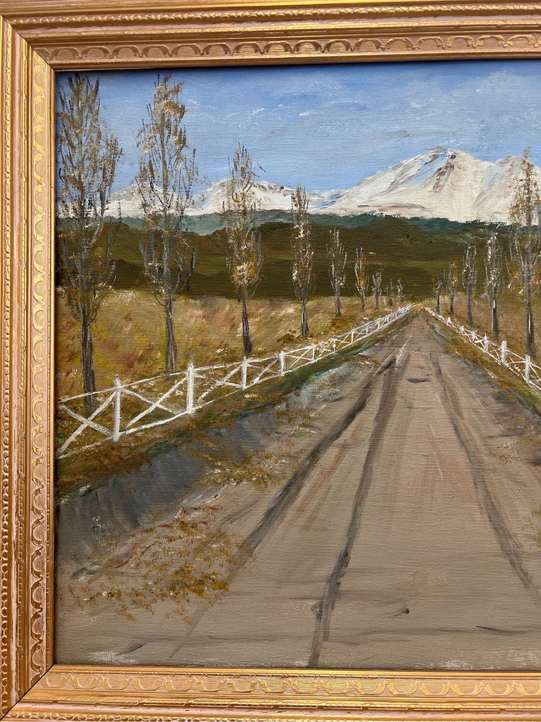 Vintage Framed Painting For Sale at 1stDibs