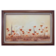 Peinture encadrée vintage