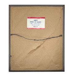 Vintage Framed Portrait of a Race Horse in Wood Frame by C. Frederick Sitzler