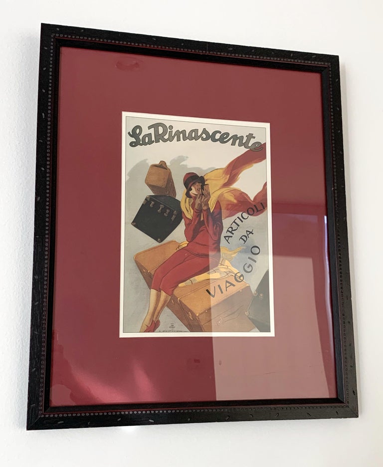 Vintage Framed Poster at 1stDibs
