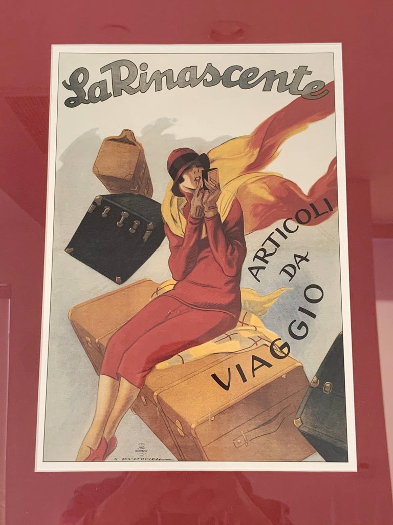 Vintage Framed Poster at 1stDibs