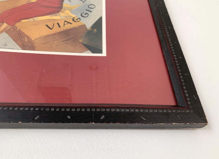 Vintage Framed Poster at 1stDibs