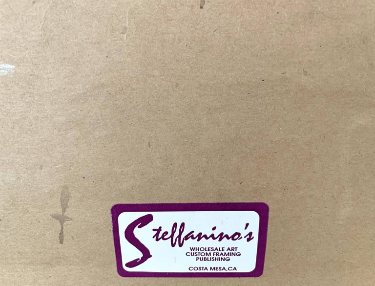 Vintage Framed Poster at 1stDibs