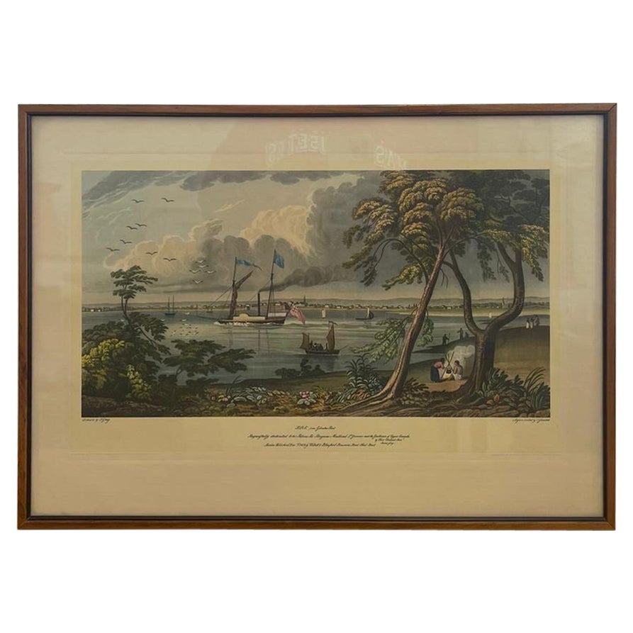 Gerahmter Vintage-Szenendruck von York aus Gibraltar Point von J Gray, gerahmt