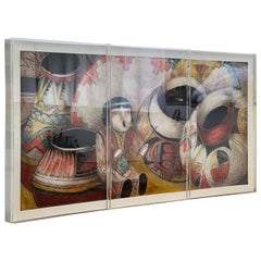 Vintage Framed Signed Art