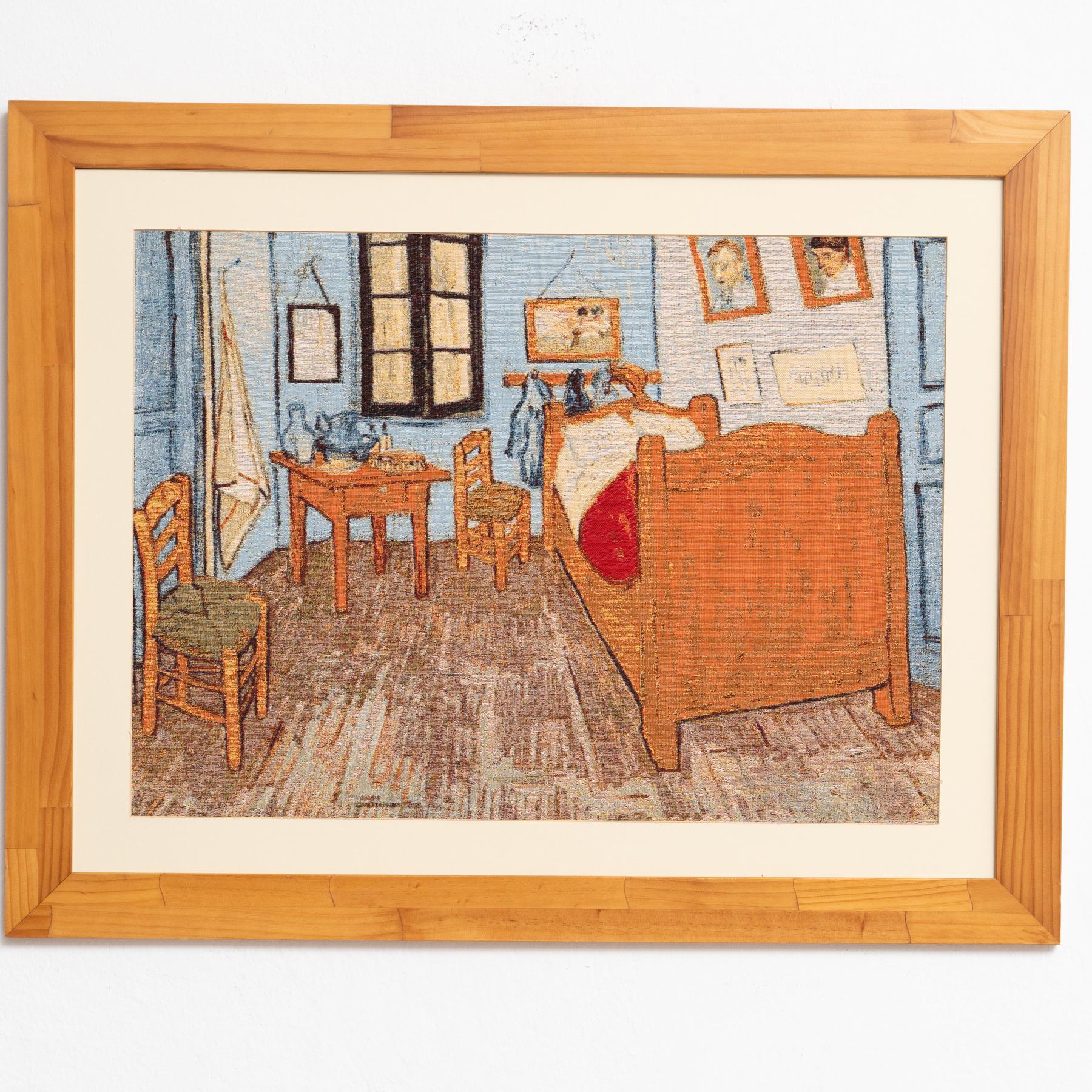 Arazzo vintage incorniciato di  