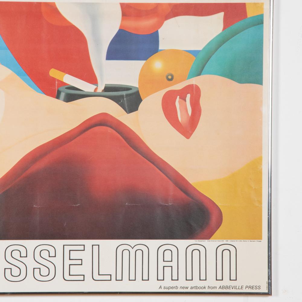 Americano Poster d'epoca con cornice di Tom Wesselmann in vendita