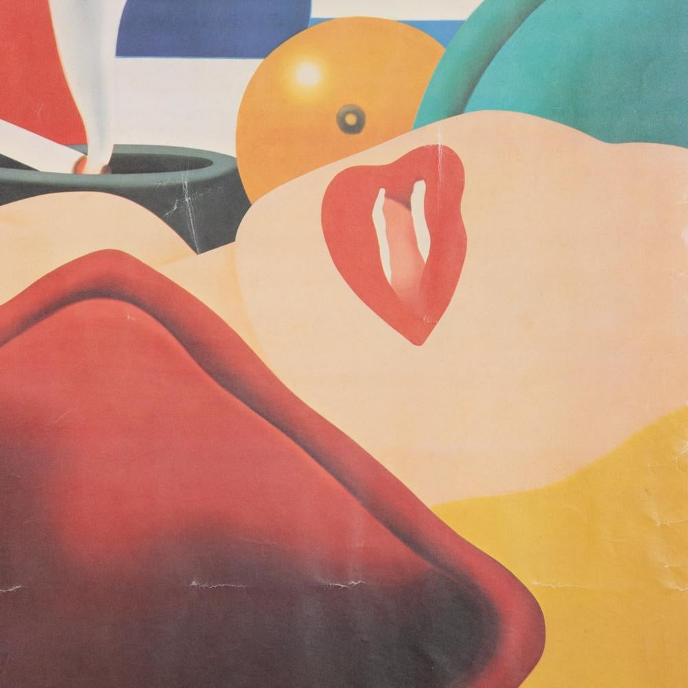 Fine XX secolo Poster d'epoca con cornice di Tom Wesselmann in vendita