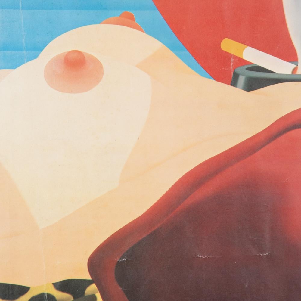 Carta Poster d'epoca con cornice di Tom Wesselmann in vendita