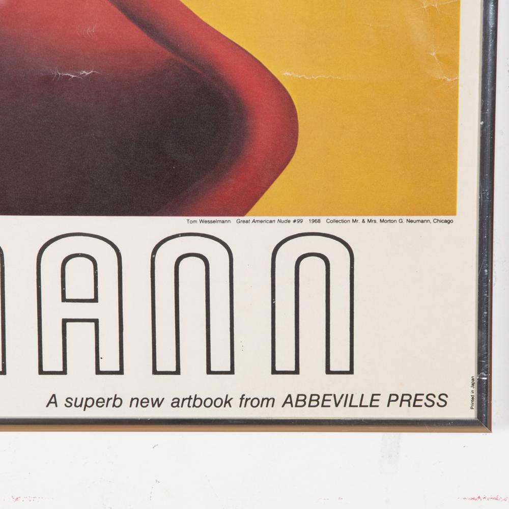 Poster d'epoca con cornice di Tom Wesselmann in vendita 3