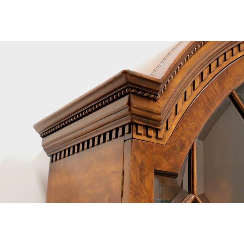 Francesco Molon for Giemme Burl Walnut Display Cabinet 1