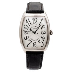 Vintage Franck Muller Curvex 6850 SC 34MM 18K White Gold Watch