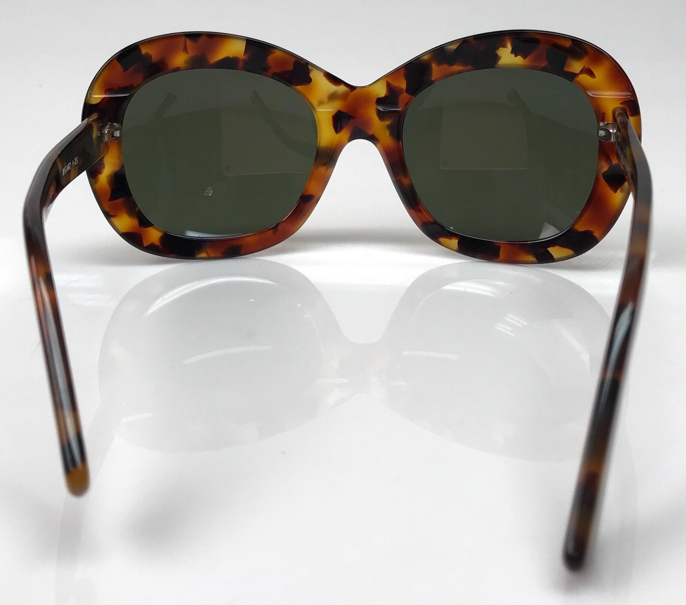 vintage Francois Pinton Tortoise Shell sunglasses In Good Condition In West Palm Beach, FL