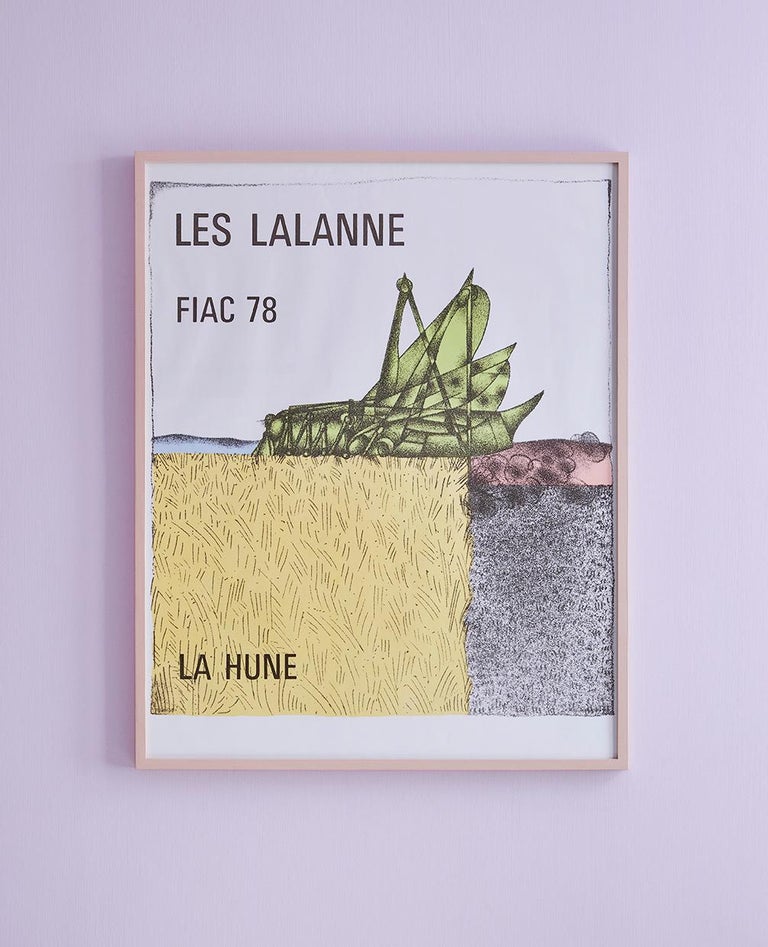 Vintage Francois-Xavier Lalanne "Les Lalanne Hune Fiac78" Poster, 1978 For Sale at 1stDibs
