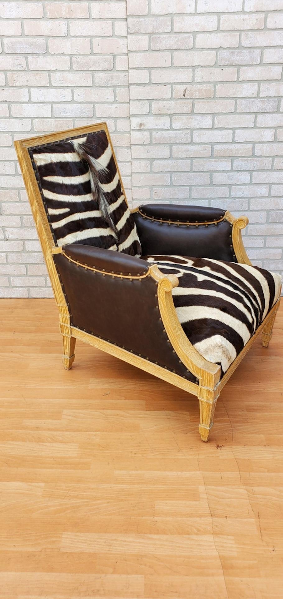 Silla Vintage Frank Emilio by Mattaliano Style Lounge Chair Recién Tapizada en venta 3