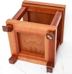 Vintage Frank Lloyd Wright for Cassina "Robie" Maple Wood Side Table 1989 Signed