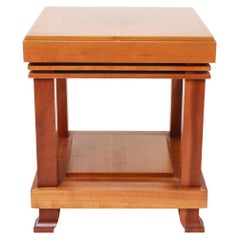 Vintage Frank Lloyd Wright for Cassina "Robie" Cherrywood Side Table 1989 Signed