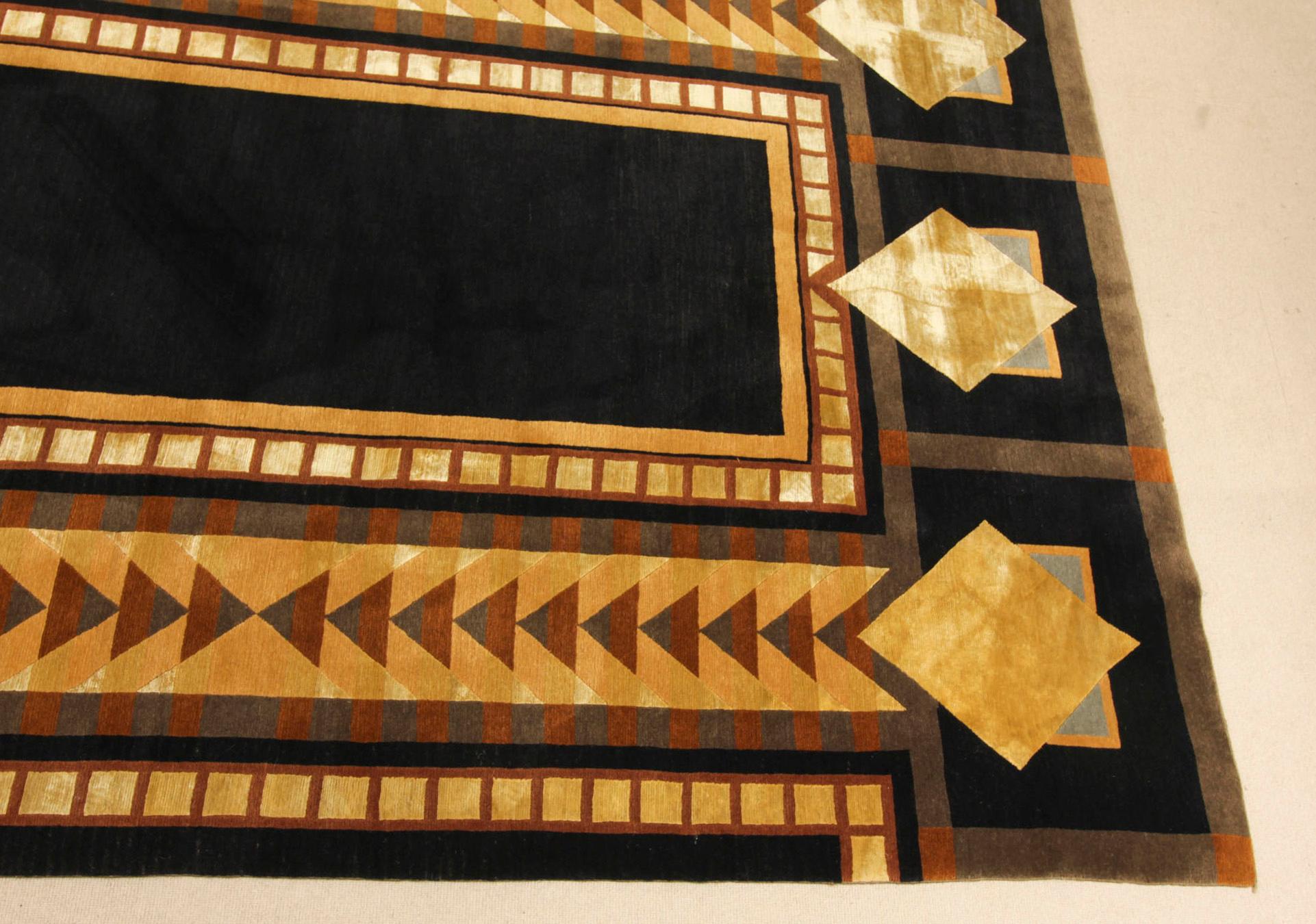 Tapis Imperial Squares vintage Frank Lloyd Wright 183 x 275 cm 20ème siècle Bon état - En vente à London, GB