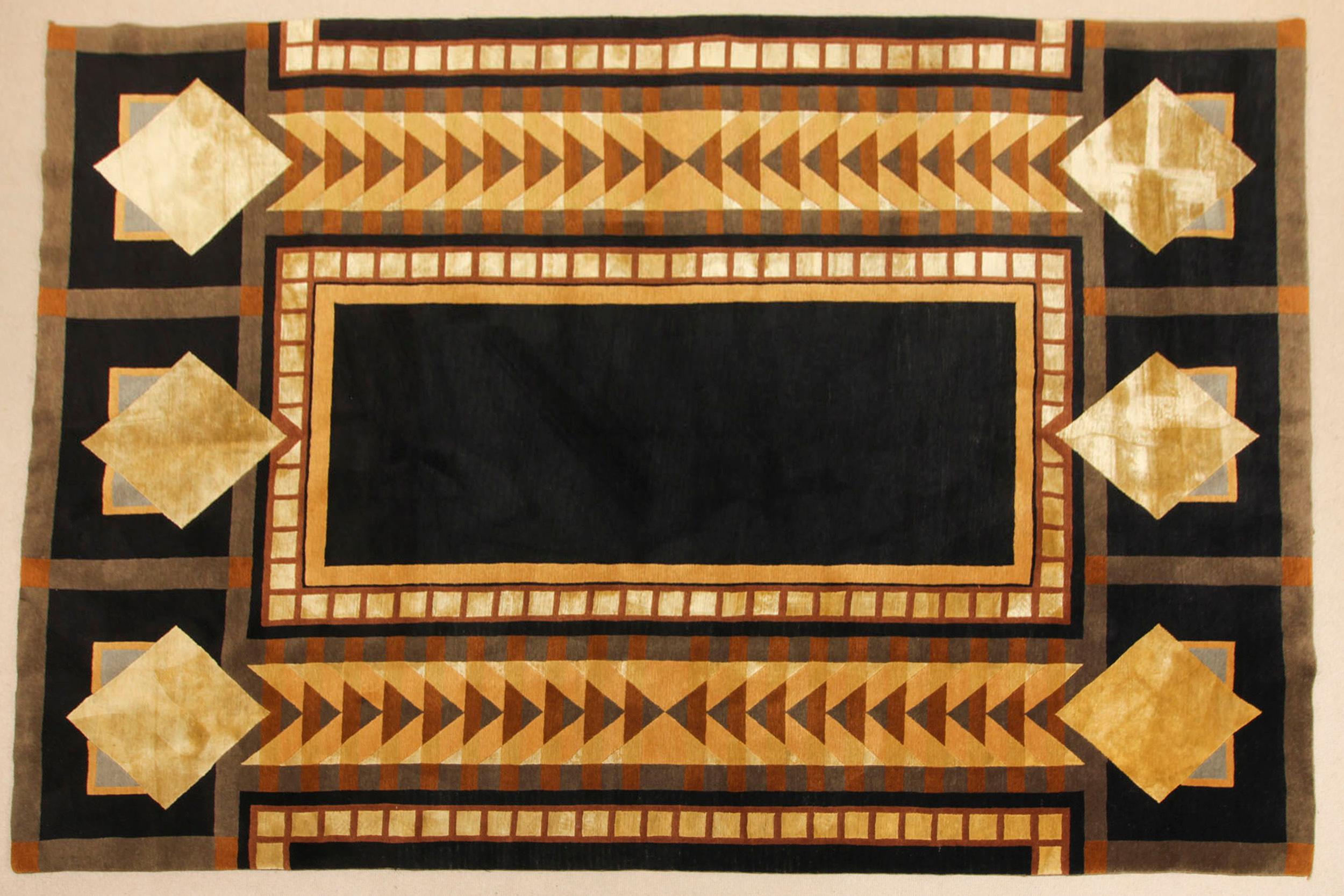 Tapis Imperial Squares vintage Frank Lloyd Wright 183 x 275 cm 20ème siècle en vente 1