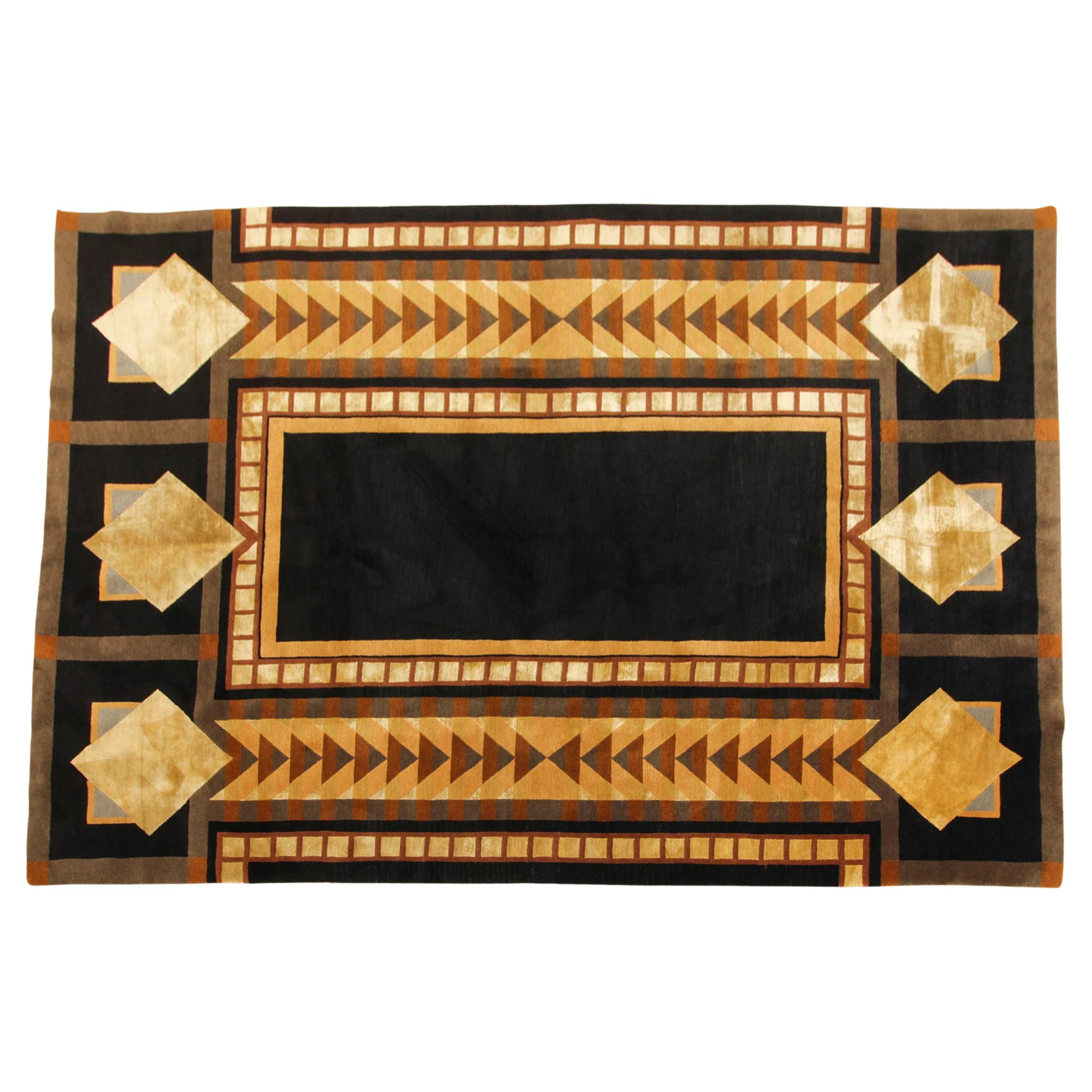 Tapis Imperial Squares vintage Frank Lloyd Wright 183 x 275 cm 20ème siècle