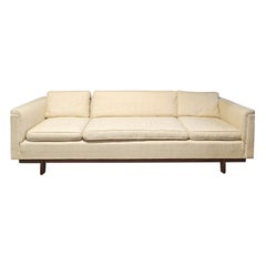 Frank Lloyd Wright Taliesin Sofa, Mahogany, Mid-Century Modern, 1955