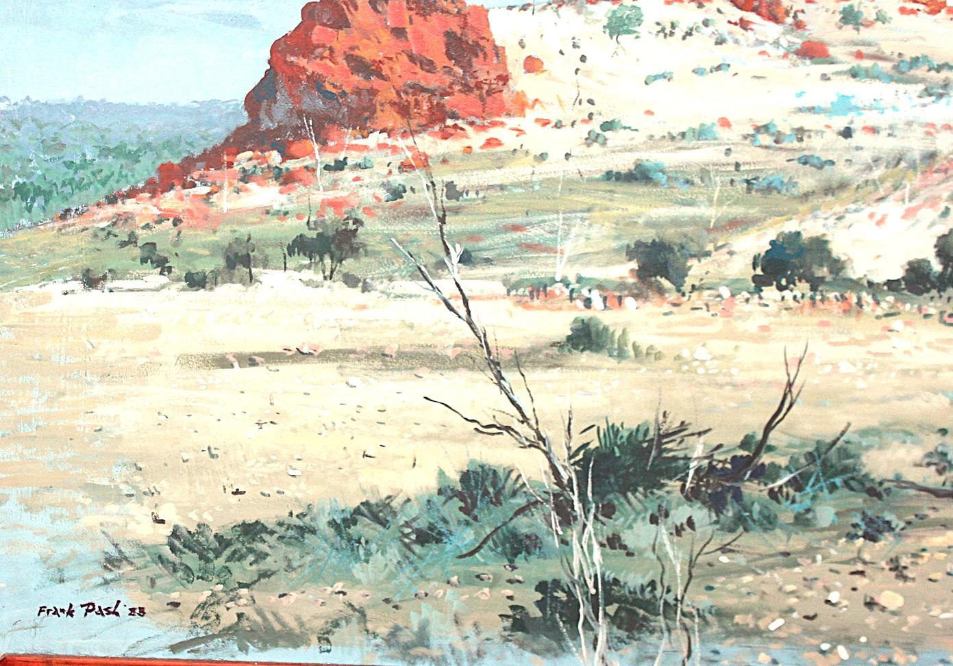 Australisches Vintage-Outback-Gemälde von Frank Pash im Zustand „Gut“ im Angebot in Seaford, GB