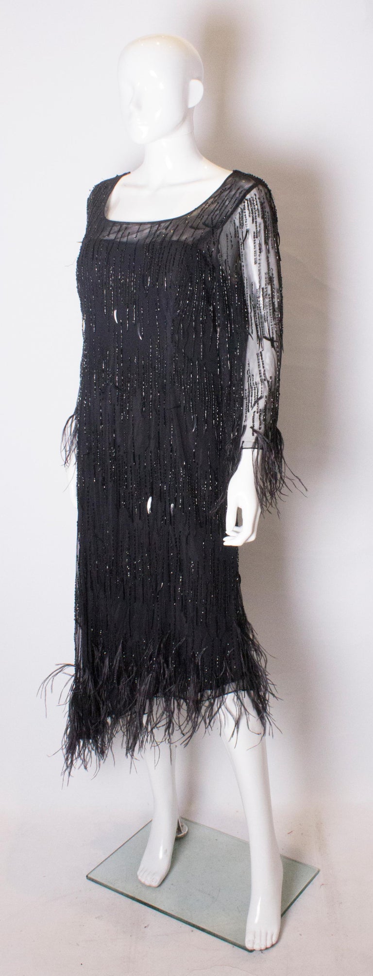 Vintage Frank Usher Cocktail Dress For Sale at 1stDibs