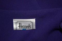 Vintage Frank Usher /Harrods Purple Coat Dress