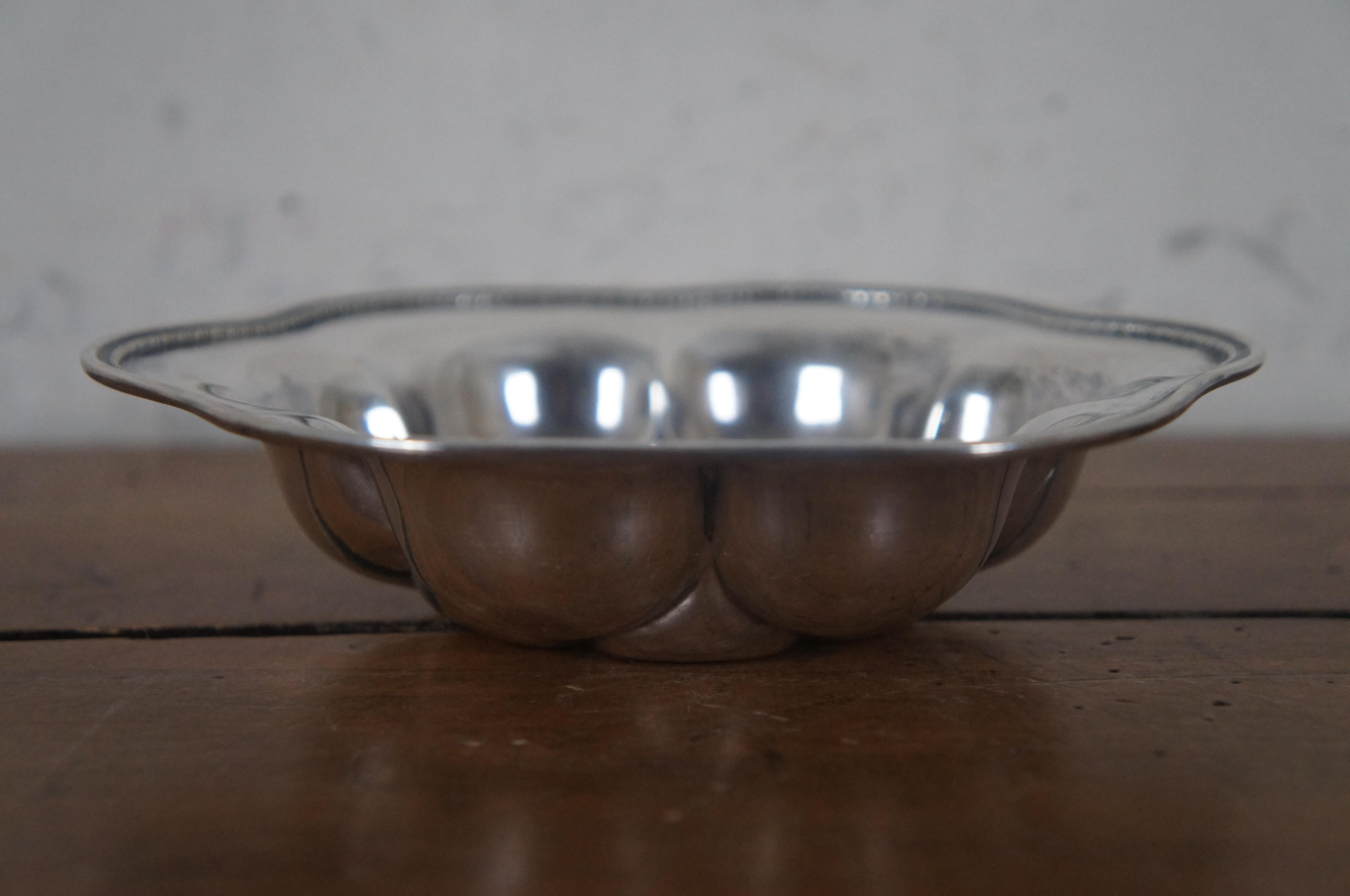 Vintage Frank Whiting Scalloped Sterling Silver Bowl Dish B837 104g 6