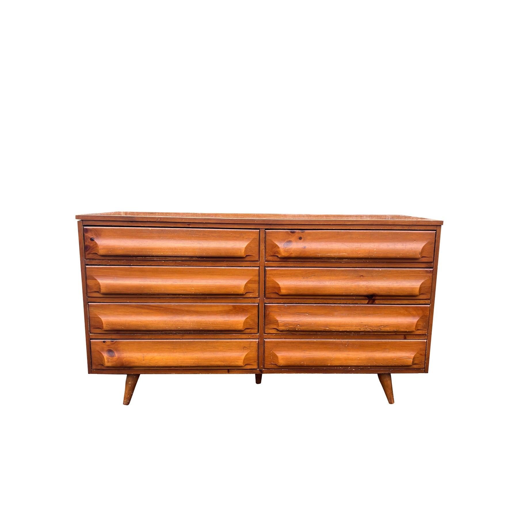 Vintage Franklin Shockey Knotty Pine Lowboy Long Dresser in Modern Style!

Diese lange Kommode im Vintage-Stil von Franklin Shockey zeigt die schöne natürliche Maserung des Kiefernholzes in einem klaren und robusten modernen Design aus den 1970er