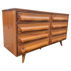 Vintage Franklin Shockey Knotty Pine Dresser in Modern Style