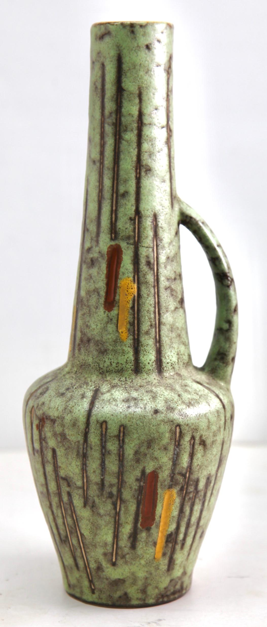 Mid-Century Modern Vintage Fratelli Fanciullacci Retro Jar Ceramic, 1960s For Sale
