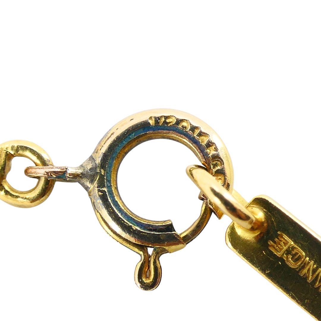 Vintage Fred Paris - Collana con nastro di diamanti in oro 18k in vendita 6