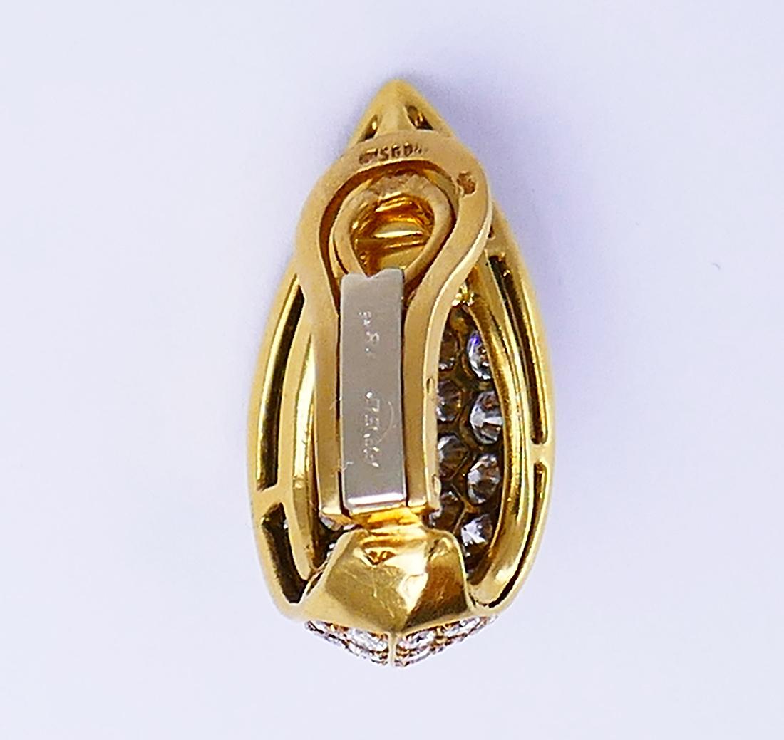 Vintage Fred Paris Halskette Ohrringe Set 18k Gold Diamant Französisch Estate Jewelry 5