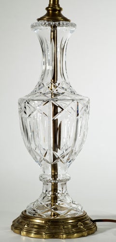 Vintage Frederick Cooper Large Crystal Urn Table Lamp 1950s-1960s