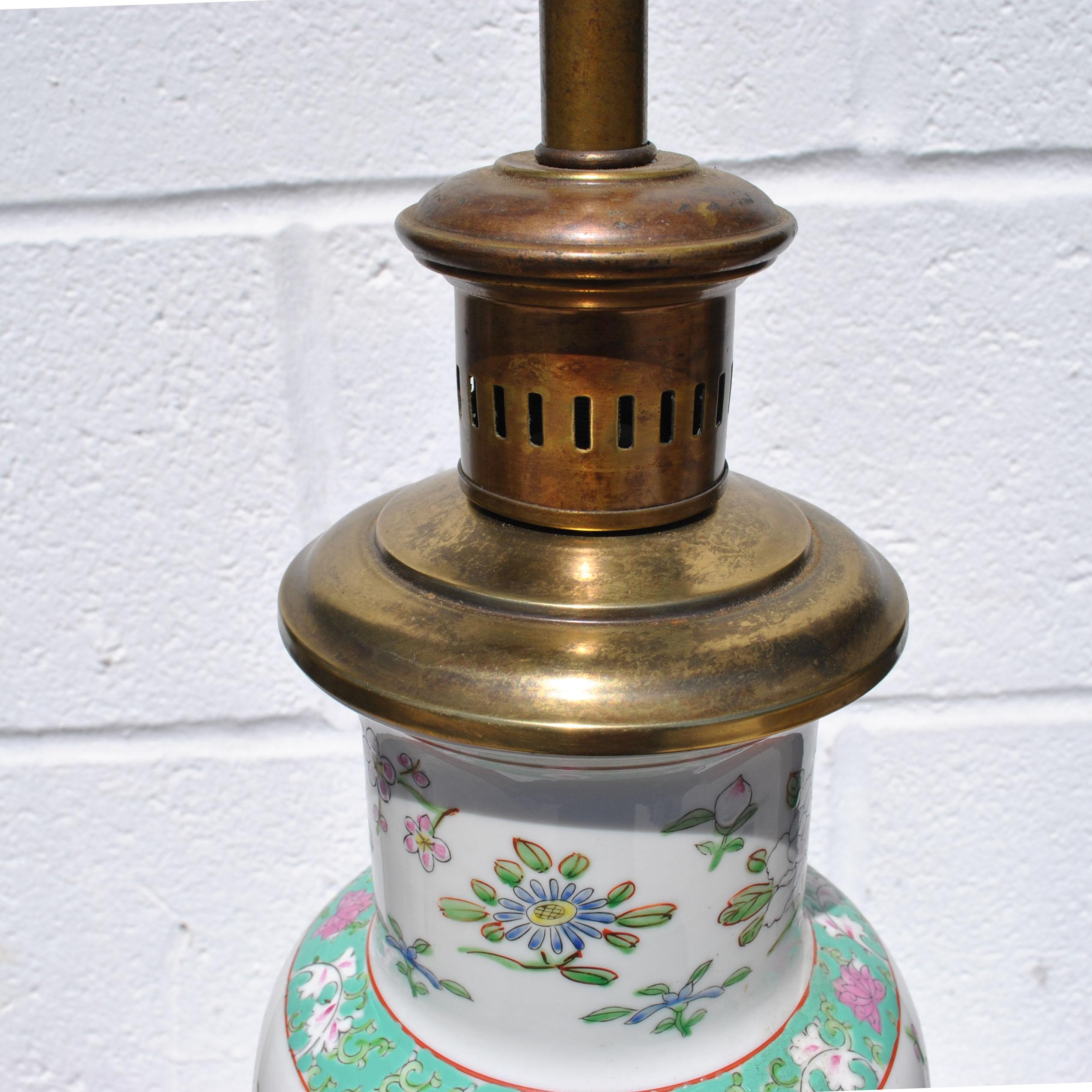 Frederick Cooper Porzellan-Tischlampe (20. Jahrhundert) im Angebot