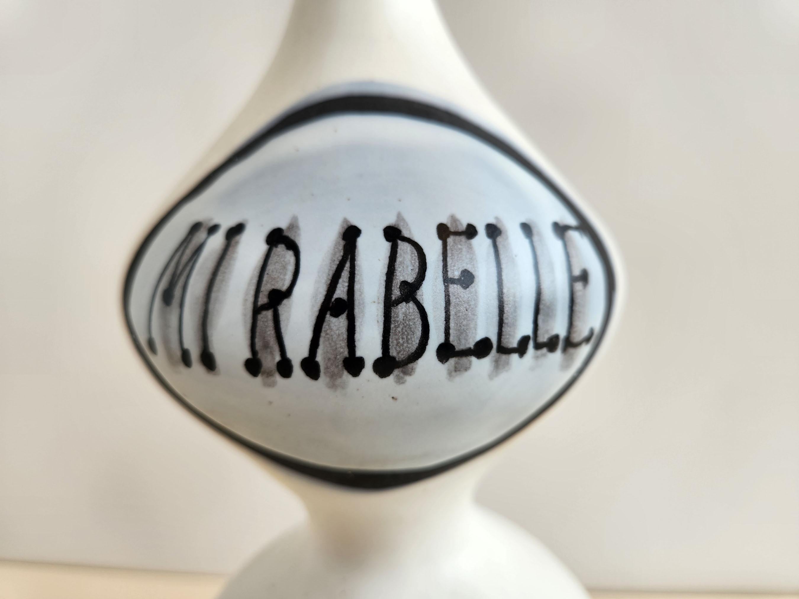 French Roger Capron - Vintage Freeform Ceramic Mirabelle Flask  For Sale