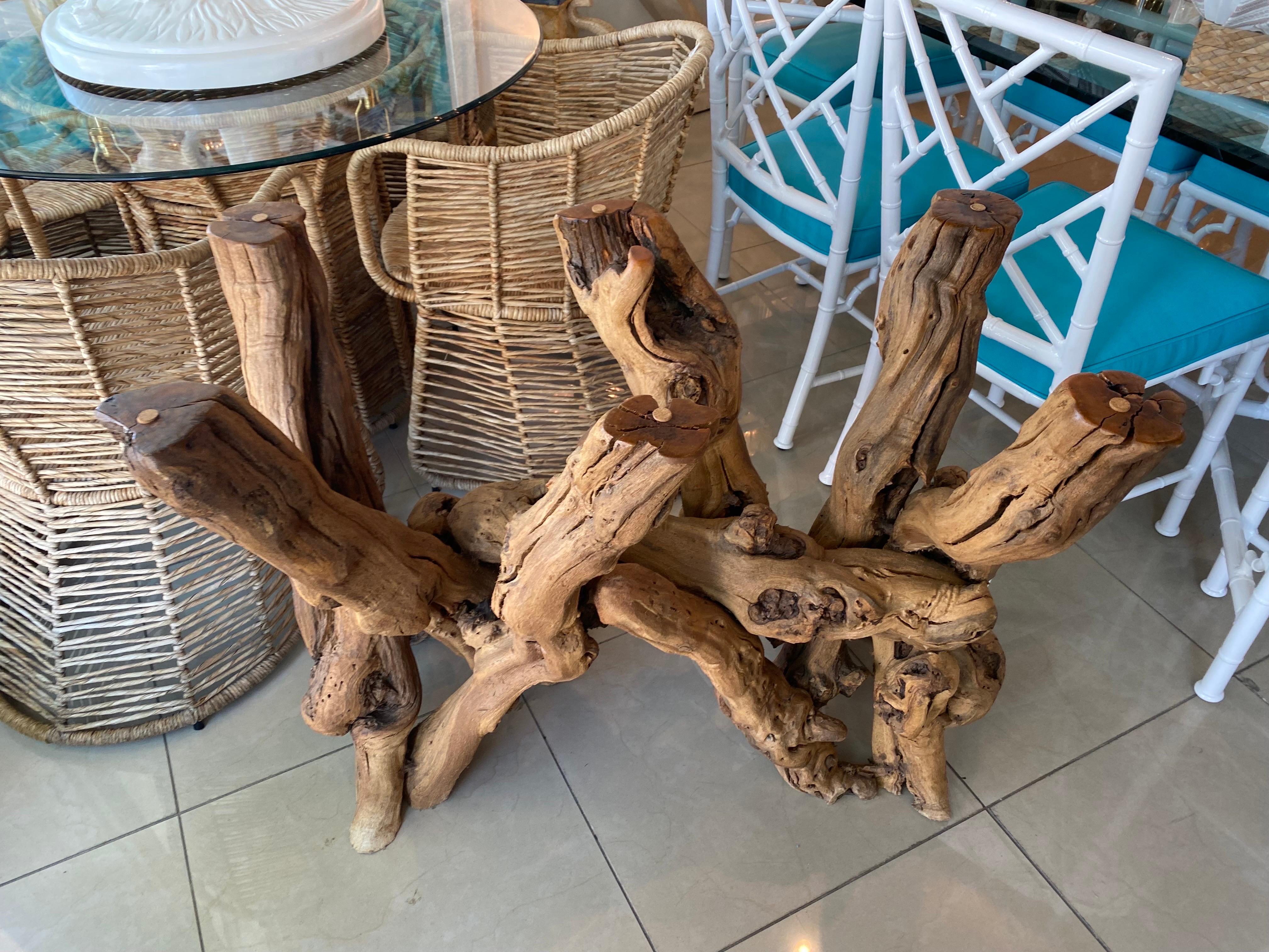 driftwood dining room table