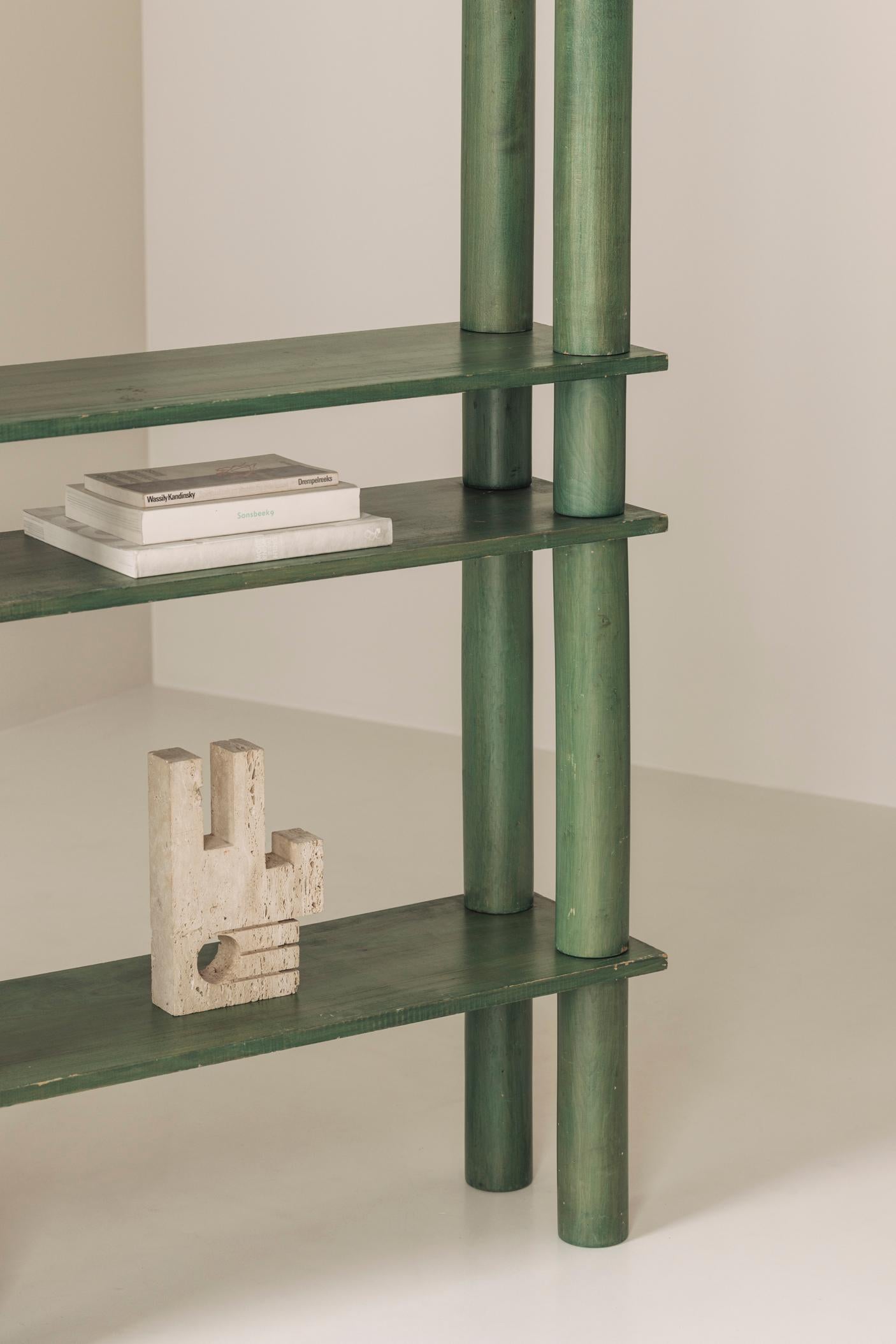 Vintage freestanding wall unit / bookcase, France 1960s For Sale 1