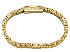 Vintage French 1.25 Carat Diamond and Yellow Gold Watch by Boucheron, circa 1950