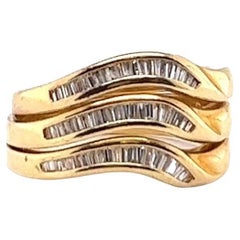 14 vs 18 karat gold color Vintage French 1.65 Carats Diamonds 18 Karat Gold Ring