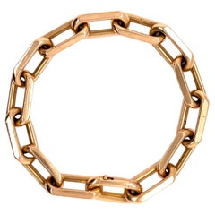 Vintage French 18 Karat Rose Gold Bracelet