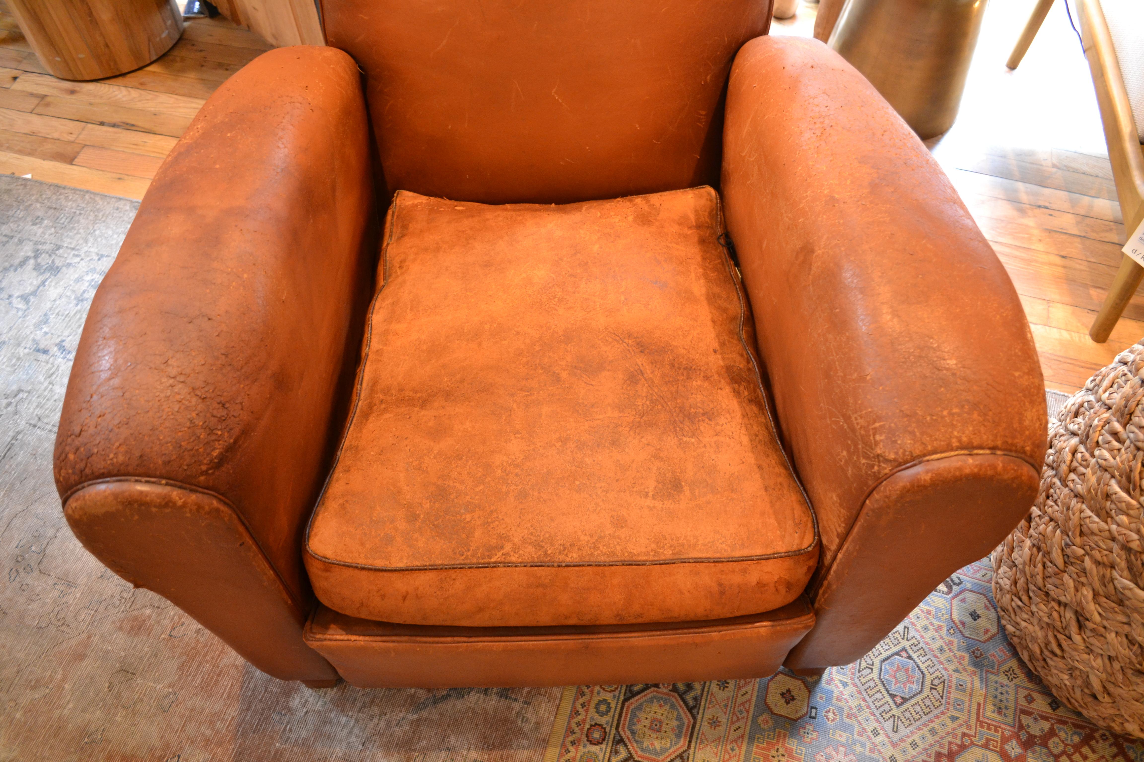 vintage club chairs