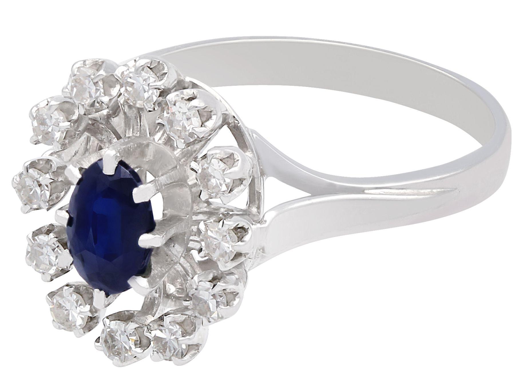 1970s sapphire and diamond ring