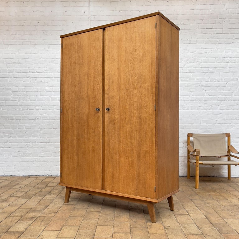 Vintage French 2Door Oak 1960 For Sale at 1stDibs