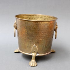 Vintage French 3-Legged Brass Champagne Ice Bucket 'circa 1930s'